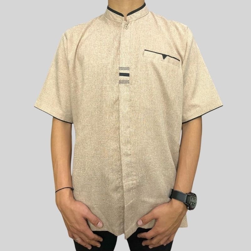 BAJU MUSLIM KOKO PRIA DEWASA NEW / KHUSUS WARNA MOCCA