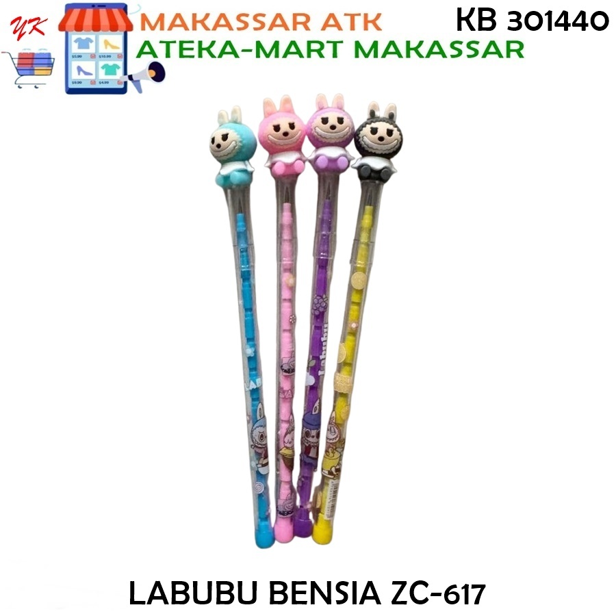 

[PCS] LABUBU BENSIA PENSIL CABUT ZC-617 X-617