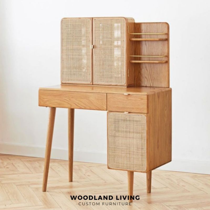 Meja Rias Minimalis Meja Make up Meja Rias Rotan