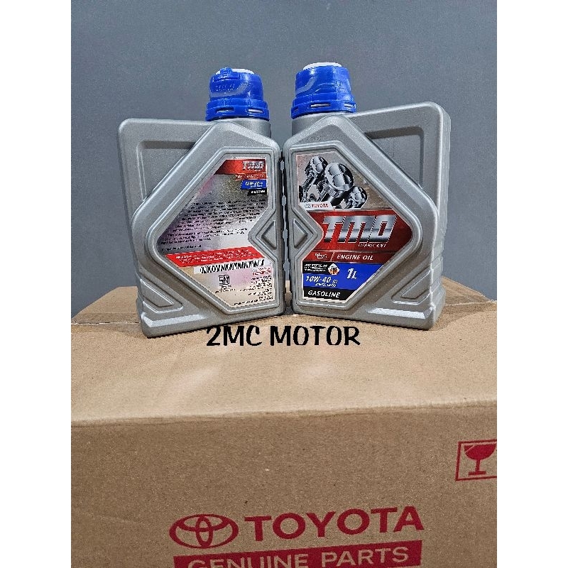 Oli Mesin Mobil Toyota TMO 1Liter SAE 10W-40/Oli Mobil Bensin