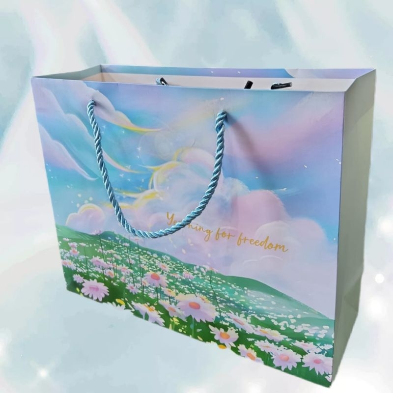 

Paper bag samping motif flower/paper bag samping