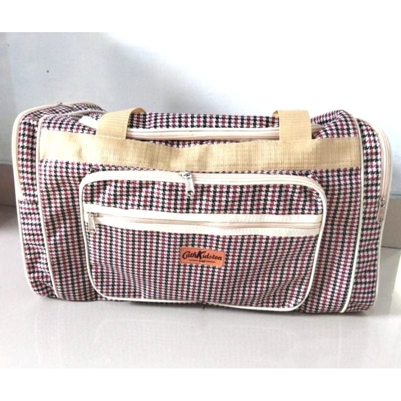Tas Besar Tempat Baju Mudik Travelbag Selempang Jinjing Pria Wanita