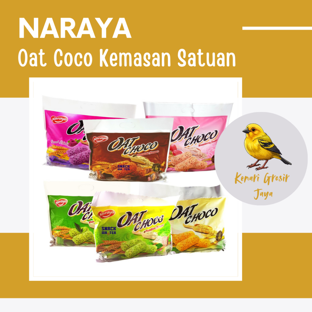 

Naraya Oat Choco All Varian 10 Gram x 40 Pcs