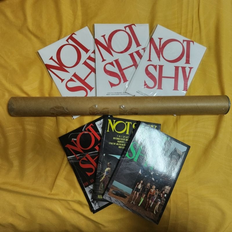 Itzy Not Shy Album + Postcard + Poster + PC