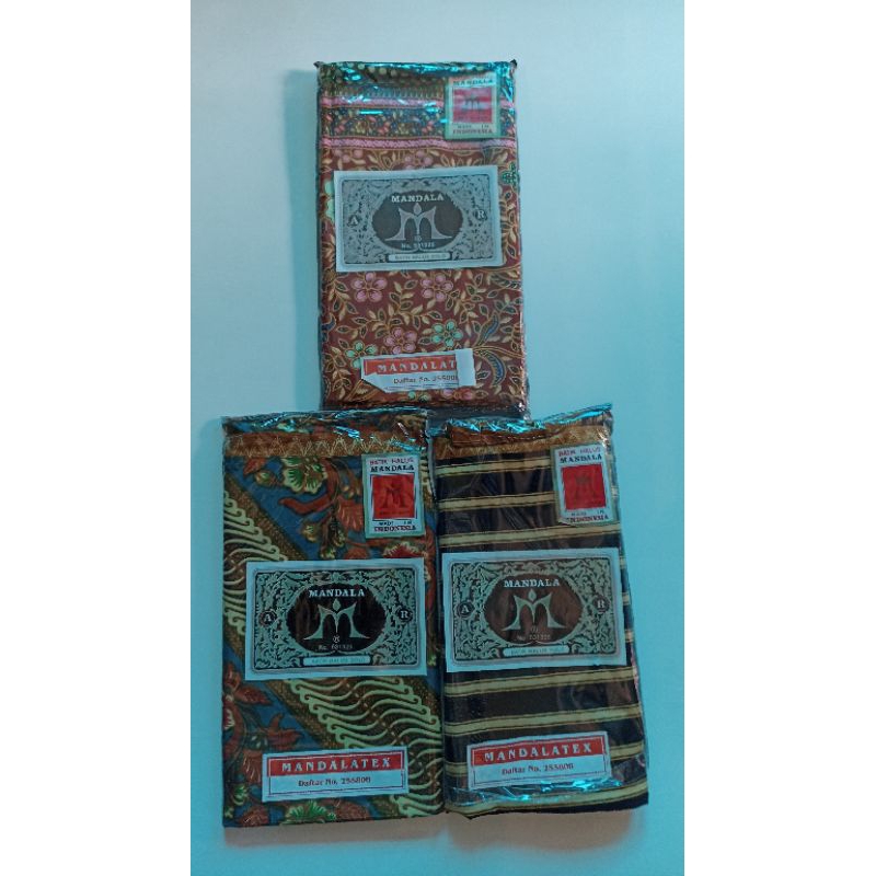 1 Pcs Kain Panjang Batik Halus MANDALA ORI / ORIGINAL /MANDALATEX