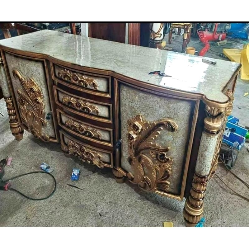 bufet kiansantang bufet tv ukir klasik bufet ukir asli jepara meja bufet kiansantang