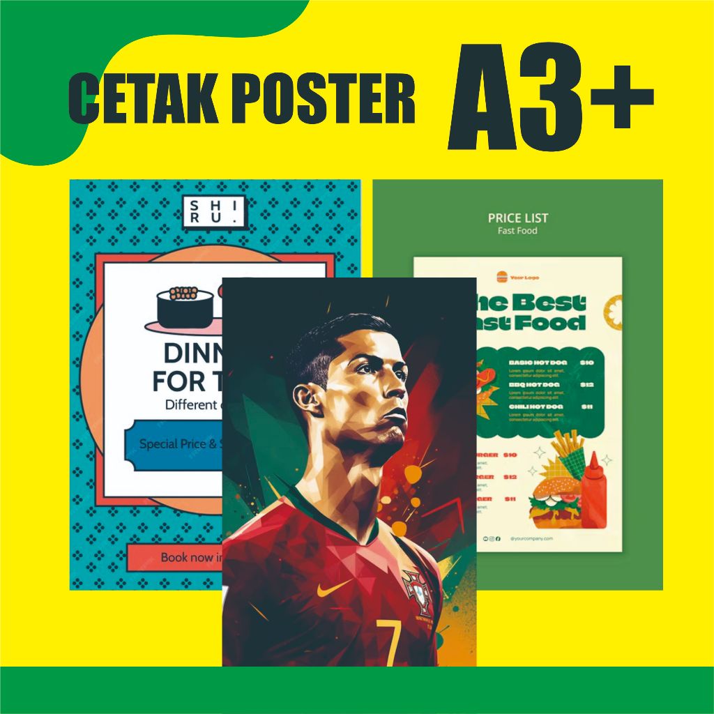 

CETAK POSTER A3 BAHAN ART PAPER GLOSY MURAH