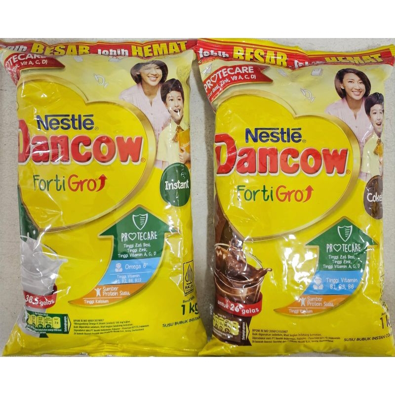 

Dancow Fortigo instant & cokelat 1kg pouch