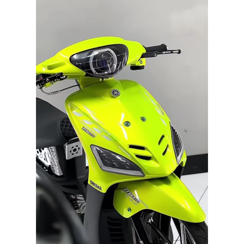 Cat PU Green Preal cat hijau terang metalic