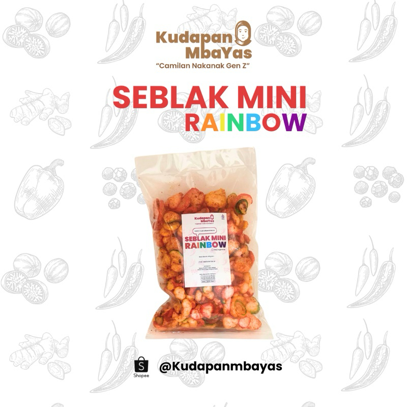 

Seblak Mini Rainbow - 100 g