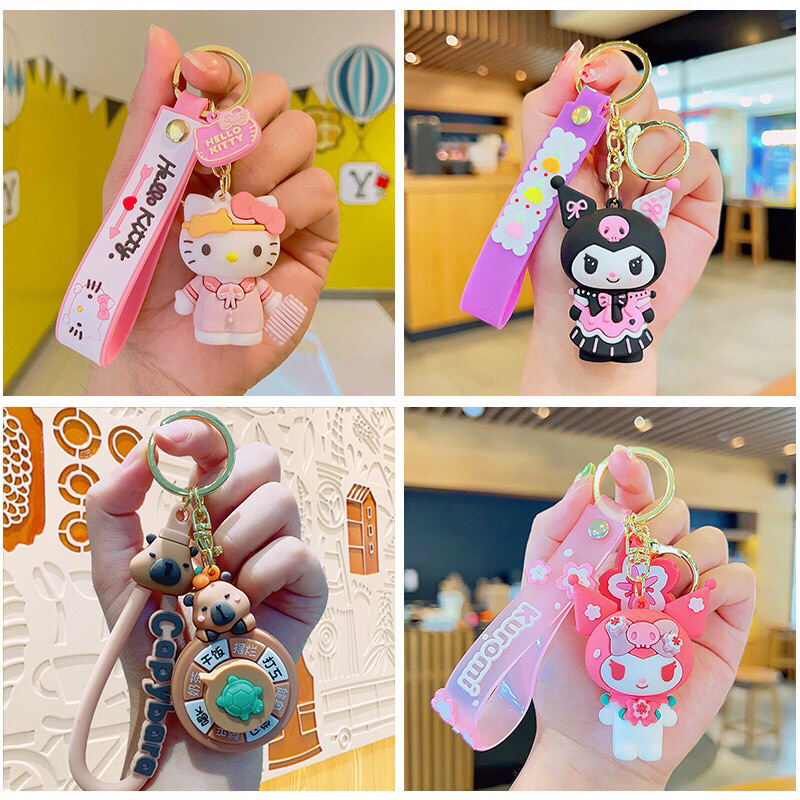 Mainan Kuromi Gantungan kunci kuromi Boneka kuromi Baju kuromi