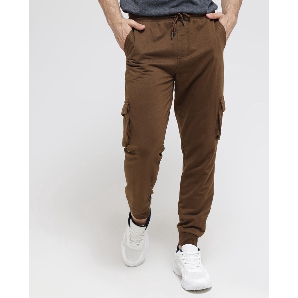 Wow Murah Meriah Cole Celana Knit Cargo Print Side Pria 1181715