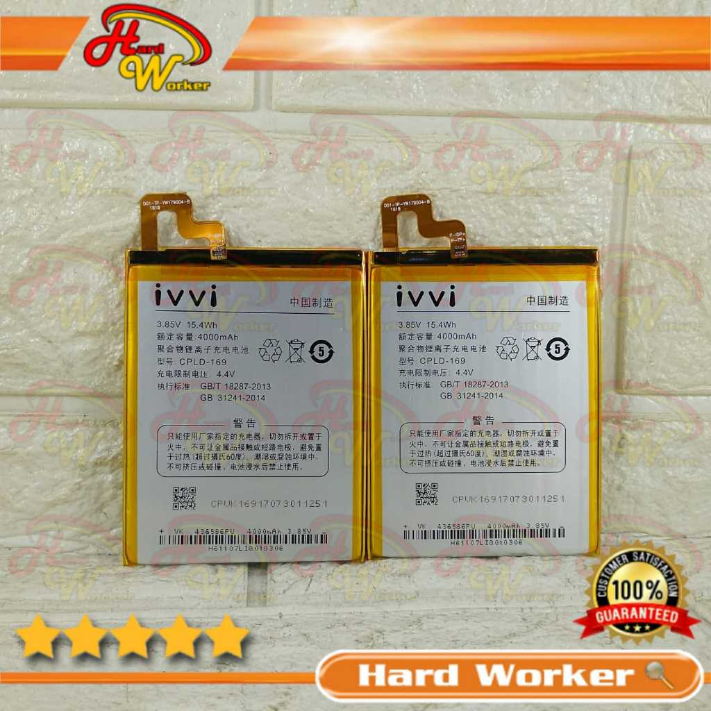 Baterai Battery Original Coolpad IVVI Pro Max / CK3-01 & Panasonic P85 STSP4000 CPLD169 CPLD-169 ORI