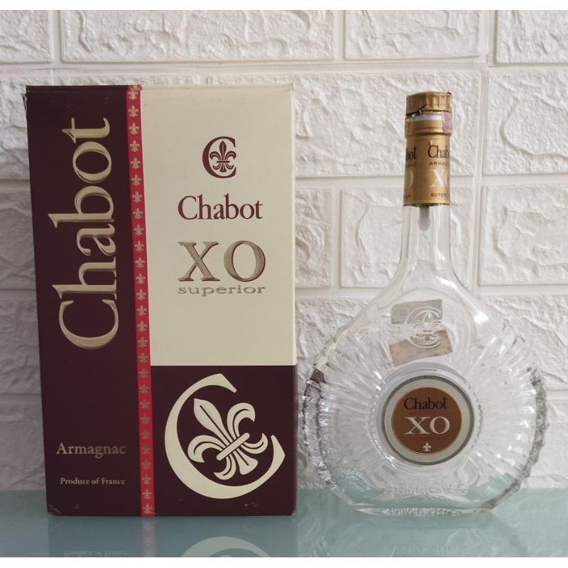 Botol Kosong Chabot XO Superior Armagnac + Box 700ml