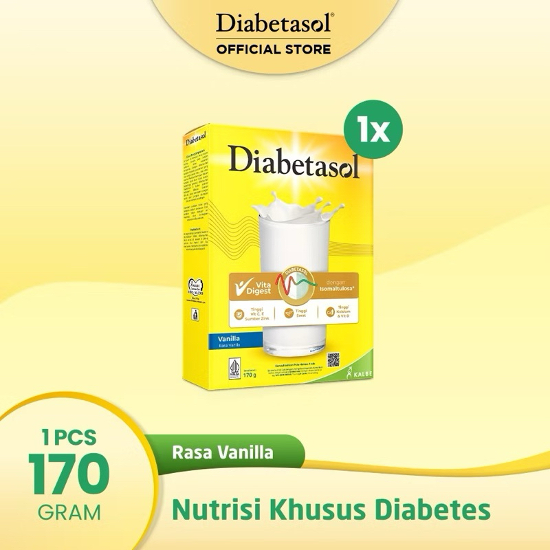 

DIABETASOL 170GRM VANILA