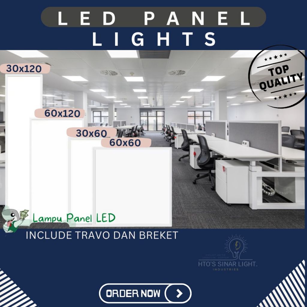 Lampu Panel Led Slim 30x60 60x60 30x120 60x120 Lampu Cilling Panel Slim
