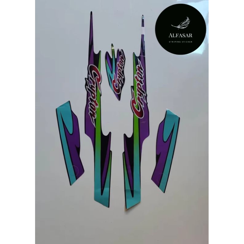 STICKER Striping YAMAHA CRYPTON Tahun 1996-2000