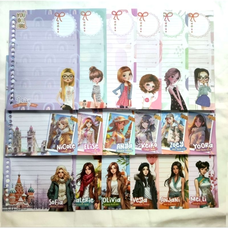 (HARGA PER LEMBAR) Kertas Binder Harvest A5/ Loose Leaf Harvest/ Kertas File Harvest