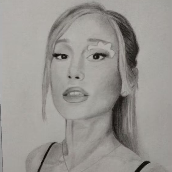 

Sketch Ariana Grande A5