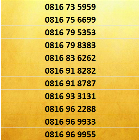 Nomor Cantik IM3 Ooredoo 10 Digit Seri 0816 Part 4