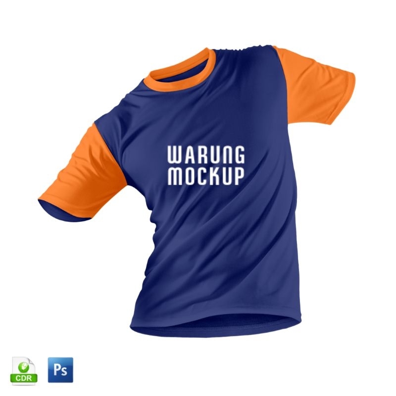 Mockup Jersey Bola | PSD Photoshop - Corel Draw