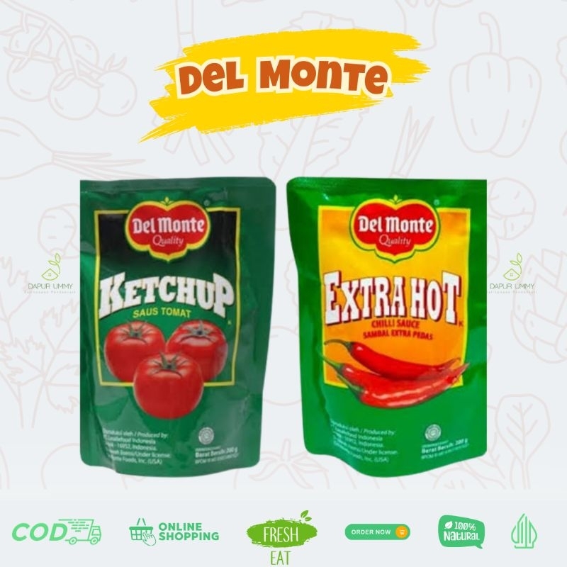 

Del Monte Saus Tomat & Sambal Extra Pedas 200g