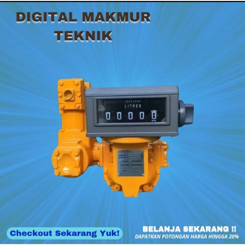 Flowmeter LC China | Oil Flow meter Flow control Solar 550 Lpm 2inch