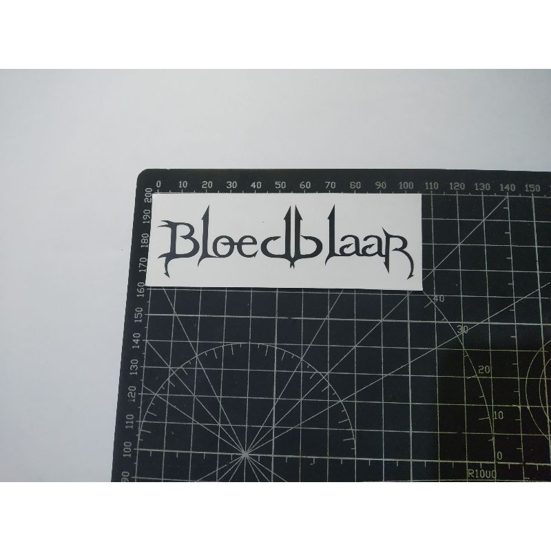 

stiker cutting bloedblaar