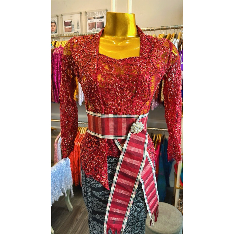 Kebaya Modif Full Payet | Kebaya Modifikasi | Kebaya Bali | Kebaya Payet | Kebaya Semifrancis | Keba
