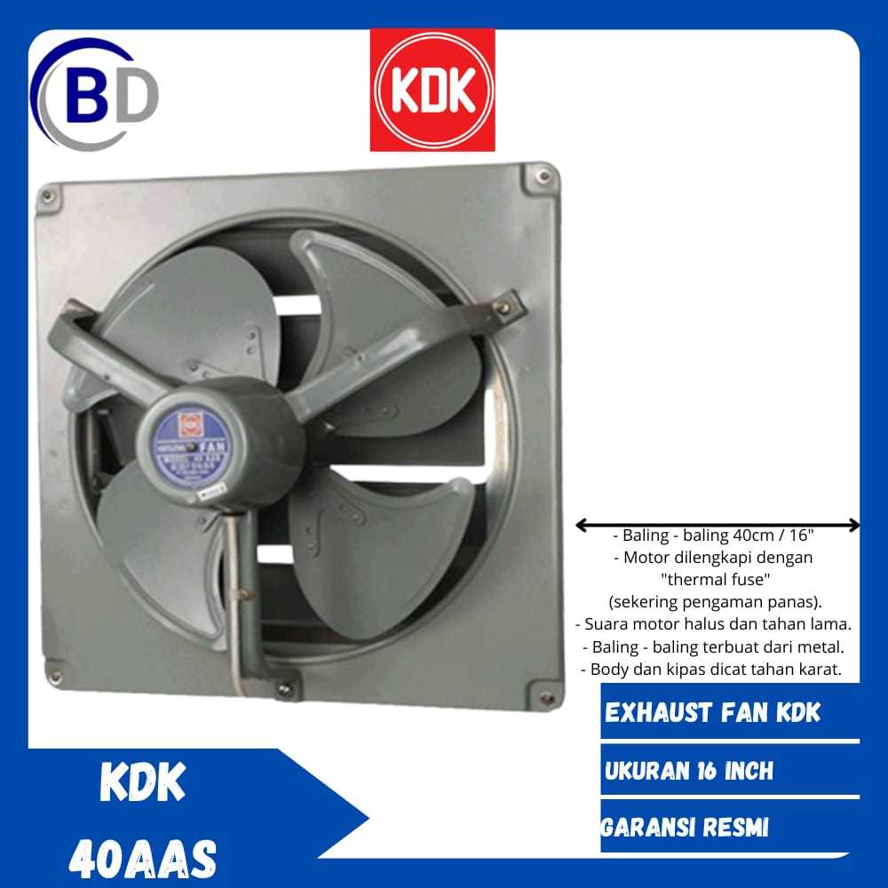 KDK 40AAS Exhaust Fan [16 Inch]