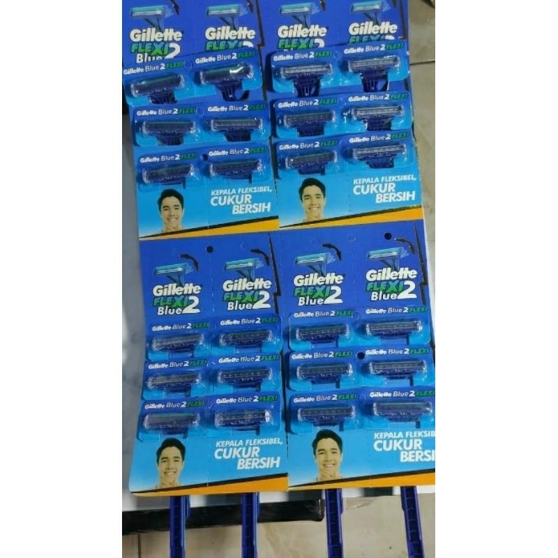 gillette flexi blue 2 isi 24 pcs