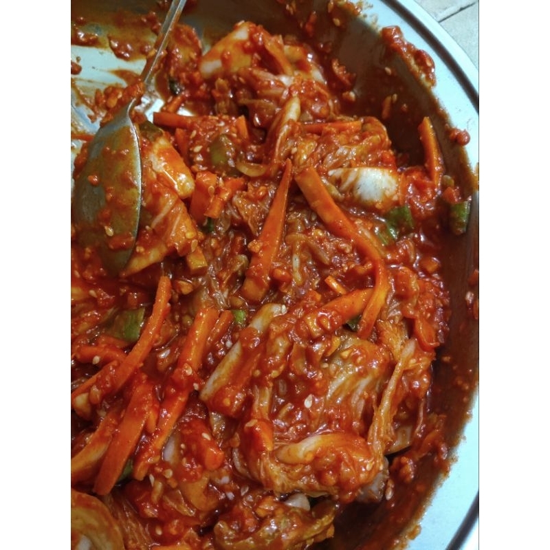 

Sukha Kimchi Sawi Putih PEDAS 250 gram Fresh Halal Homemade