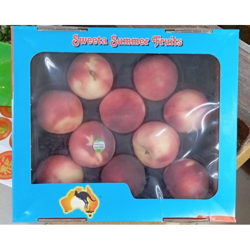 

Buah peach box Australia super premium dus