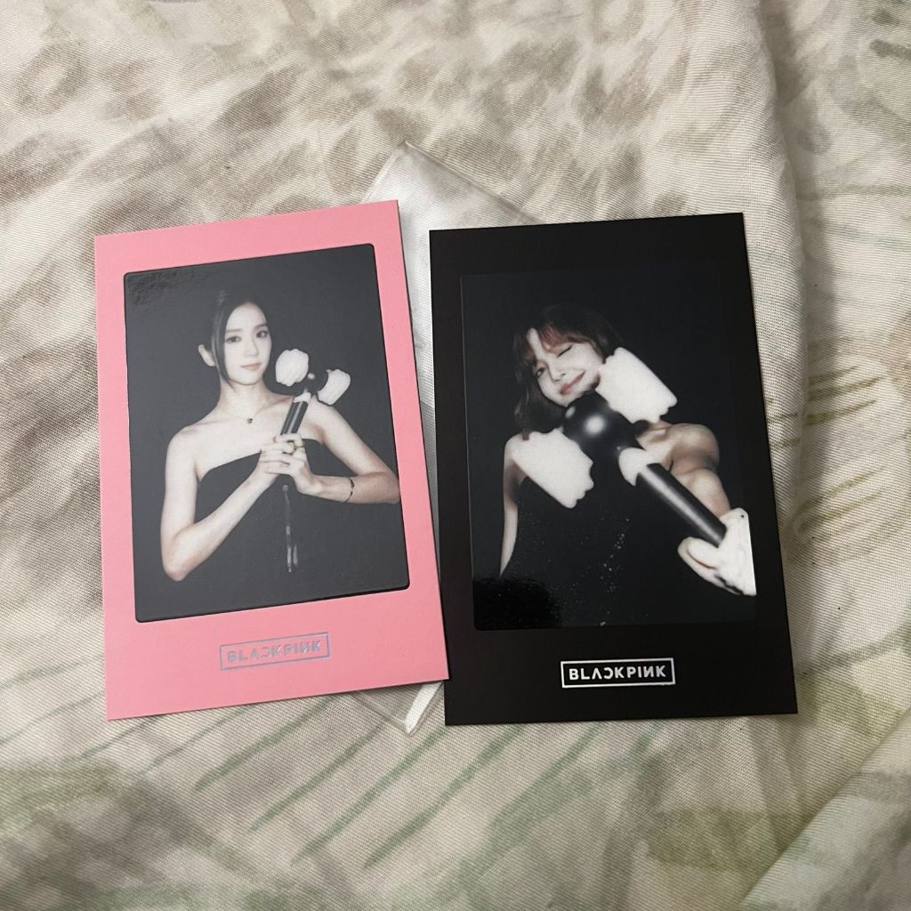 BLACKPINK Lightstick PC Benefit Lisa (Black Ver) & Jisoo (Pink Ver)