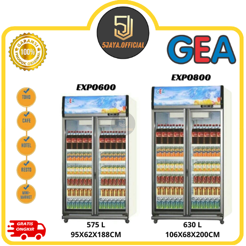 Showcase GEA 2 Pintu - EXPO600/EXPO800 GEA