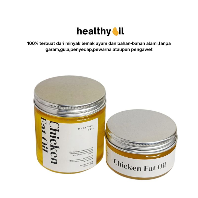 

[100ML+250ML] Minyak Lemak Ayam MPASI - Healthy Oil