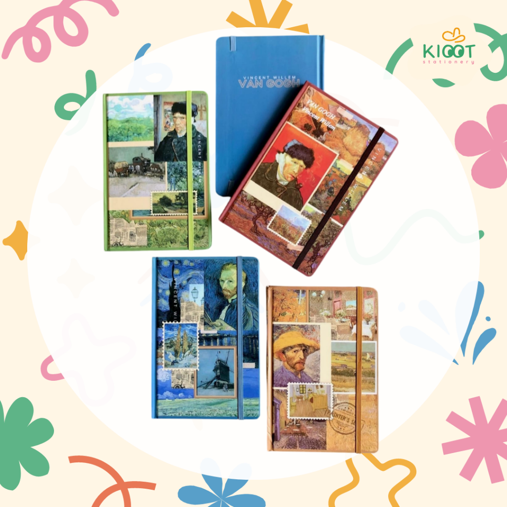 

Kioot - Agenda Tali A5 / Buku Catatan Praktis Cover Van Gogh / Notebook Buku Tulis 6036