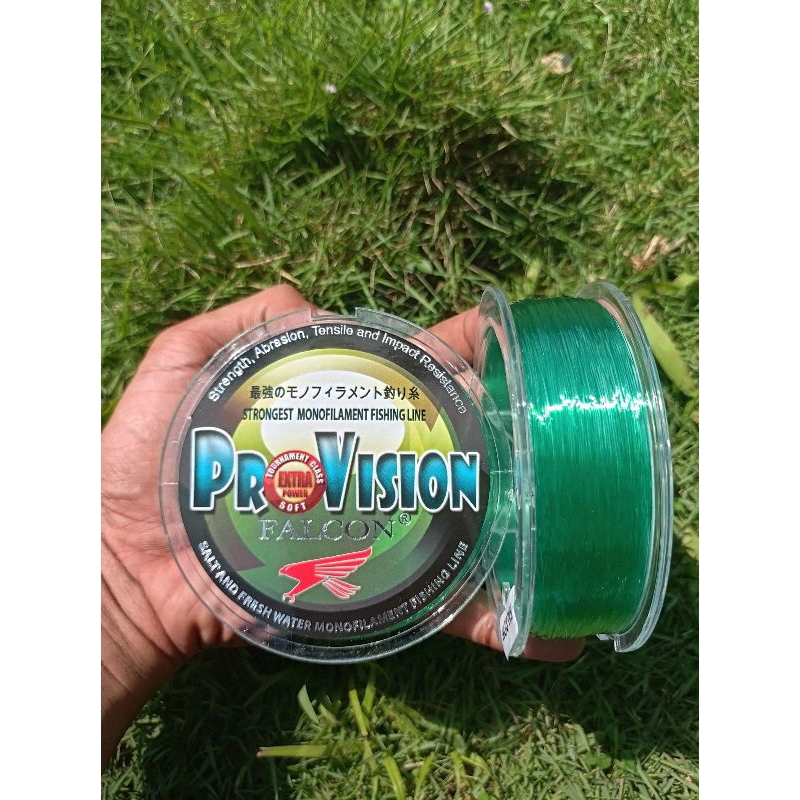 Senar Pancing falcon Provision 100M , kuat anti kriting karakter senar soft