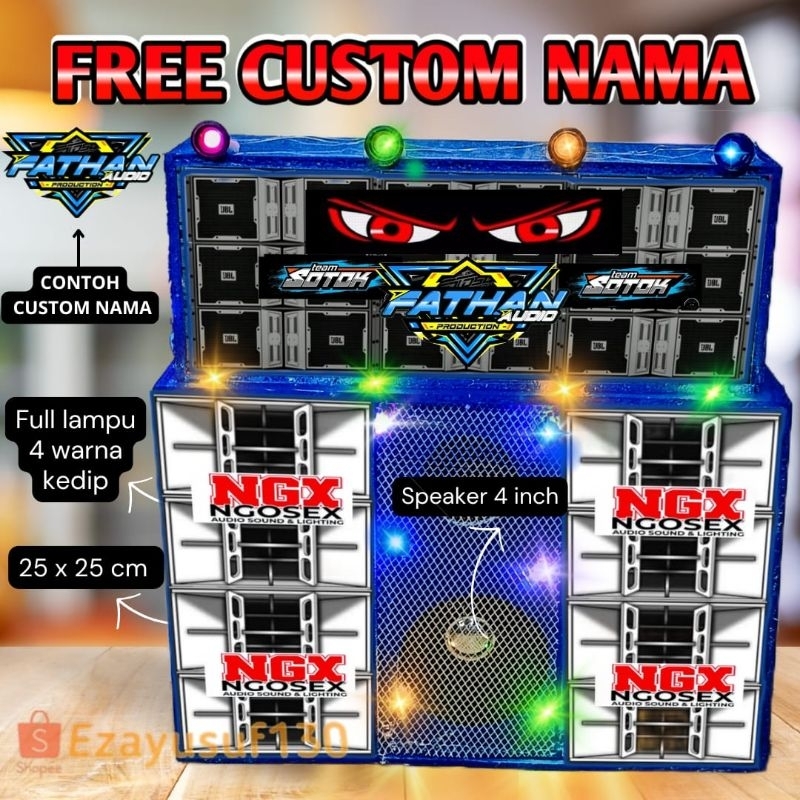 MINIATUR SOUND SYSTEM NGX speaker 4 inch