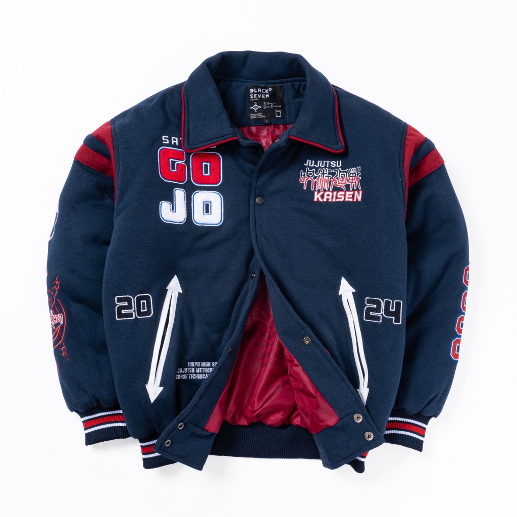 Varsity Jacket | Jujutsu Kaisen Gojo Satoru Full Cotton