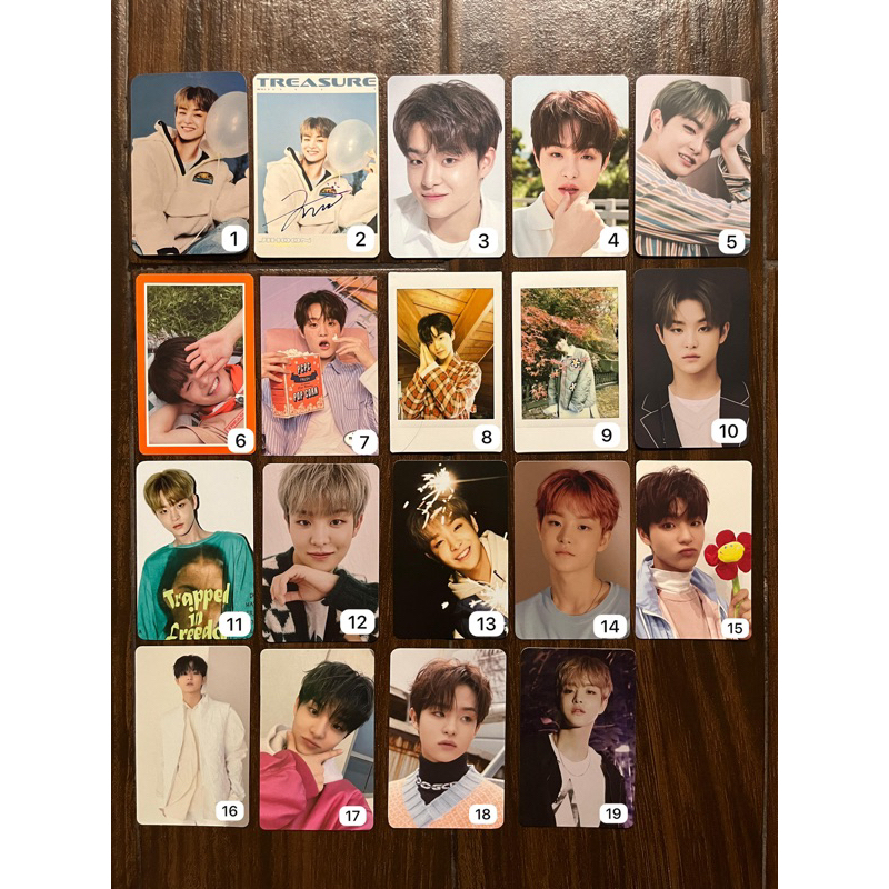 JIHOON TREASURE OFFICIAL PHOTOCARD