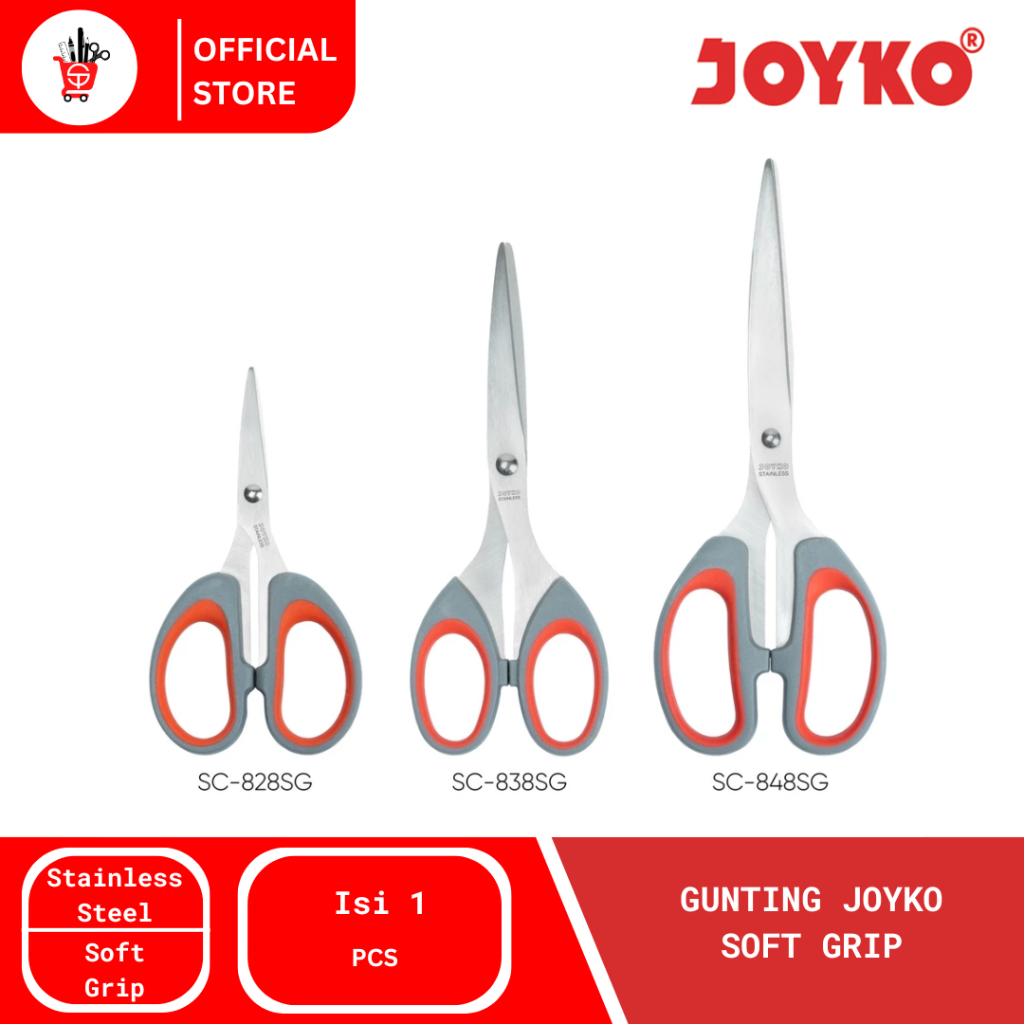 

Scissors | Gunting Joyko SC-828SG/838SG/848SG (1 PCS)