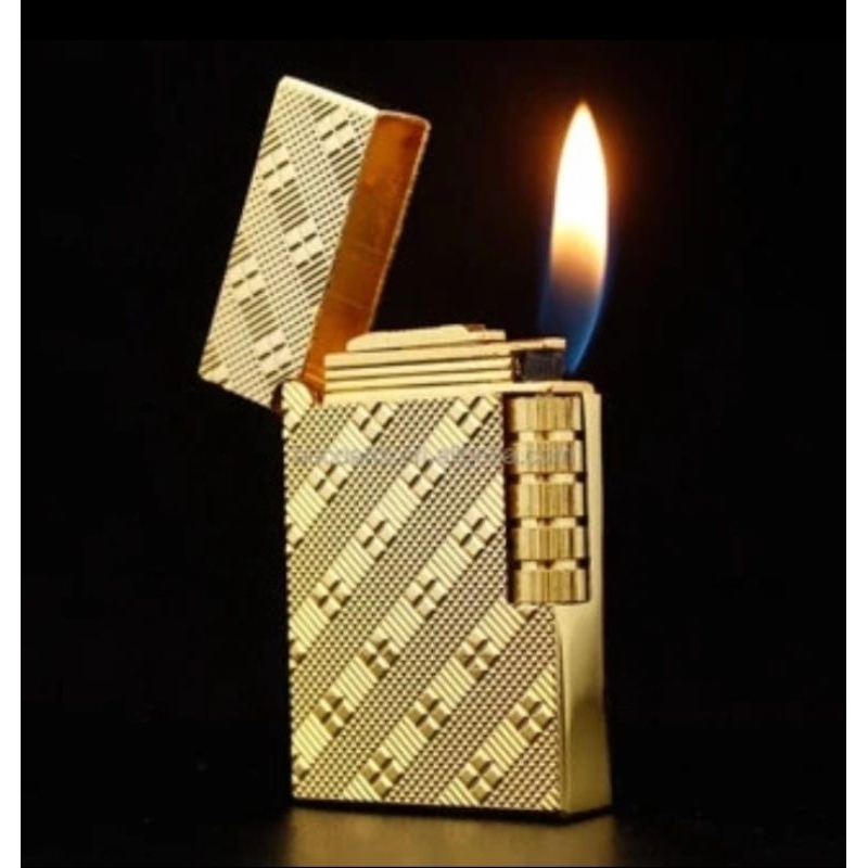 KOREK API DUPONT API GAS MOTIF BATIK ORNAMEN 8122 KOREK GAS RODA SAMPING DUPONT