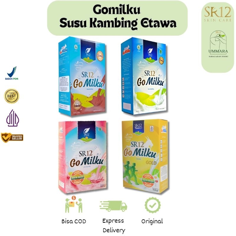 

Susu Kambing Gomilku SR12 - Tanpa Pemanis & Creamer - Tidak Bau Kambing