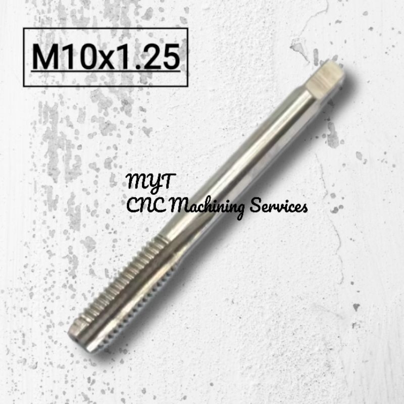 mata tap m10x1.25 alat tap lubang baut kunci 14 / hand tap m10 / Tap M10x1.25