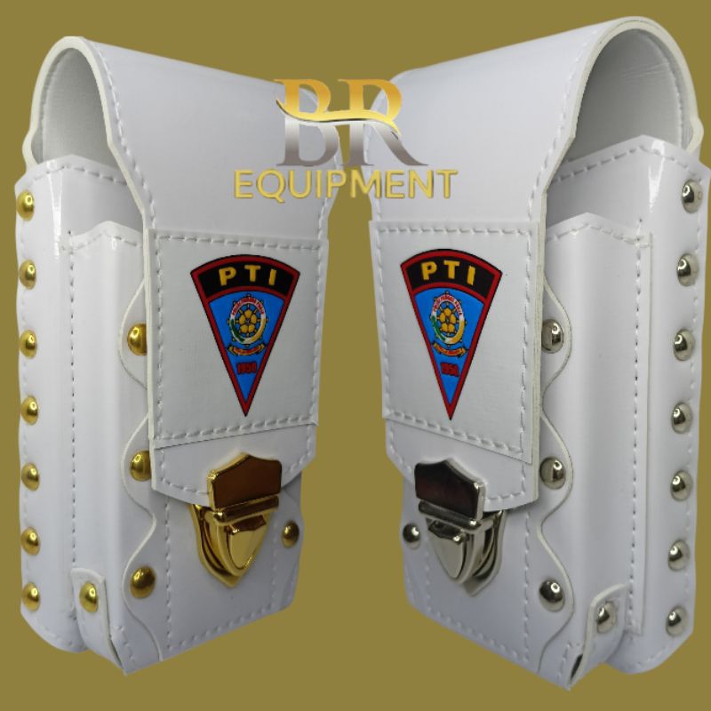 sarung hp pinggang pti double tempat hp pinggang