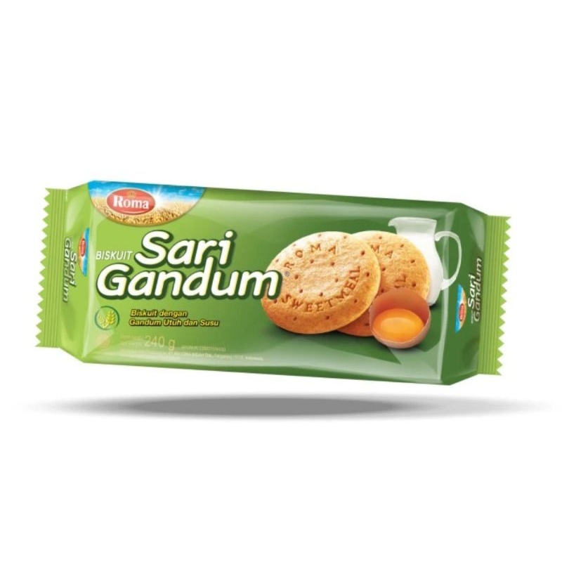 

ROMA Sari Gandum Biskuit Kemasan Family Pack 240gr