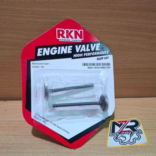 KLEP SONIC 24/28 MM BATANG 5 MM//PAYUNG KLEP IN/EX HONDA CS-1 SONIC 125 CS1 RKEN RKN