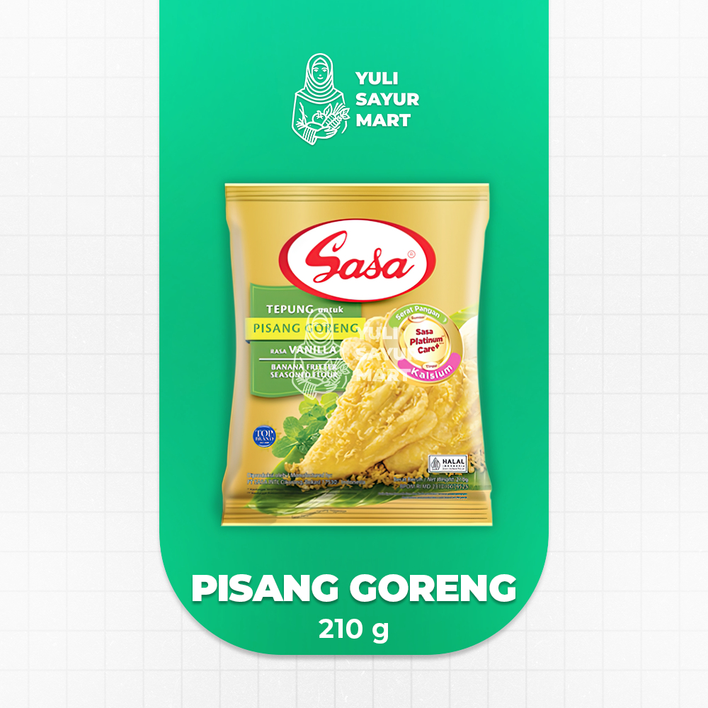 

Sasa Tepung Bumbu Pisang Goreng 210g - Yuli Sayur Mart