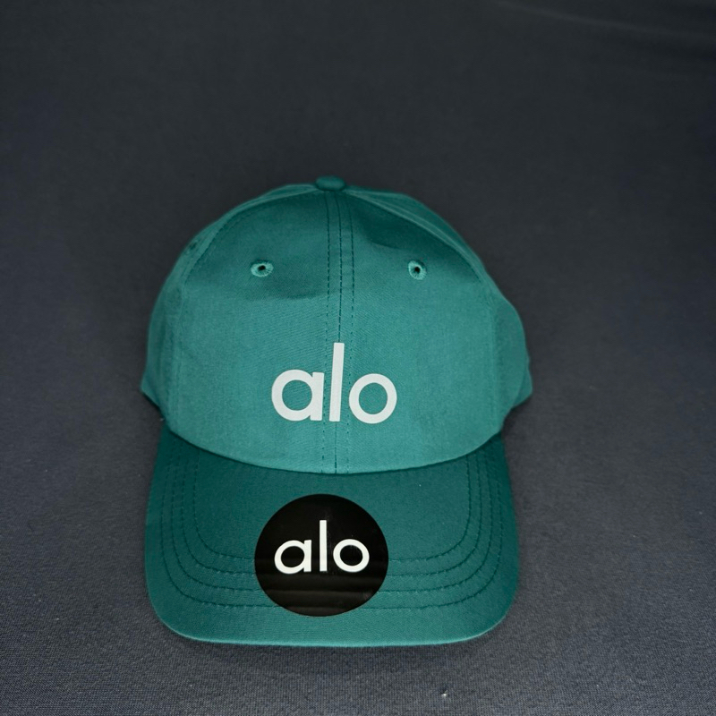 Topi Lari Olahraga Alo Hijau Bahan Polyster Dryfit